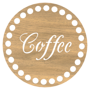 Podkładka pod kubek coffee baza do szydełkowania LANCELOT