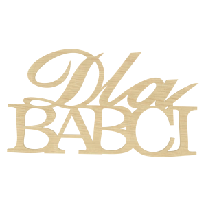 KLON NAPIS DLA BABCI DECOUPAGE DEKORACJA DEKOR DZIEŃ BABCI BABCIA 9,3X5,2 CM
