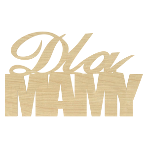 KLON NAPIS DLA MAMY DECOUPAGE DEKORACJA DEKOR DZIEŃ MATKI MAMA 9,3X5,5 CM