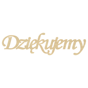 KLON NAPIS DZIĘKUJEMY PODZIĘKOWANIE WESELE ŚLUB DEKORACJA OZDOBA PREZENT ŚLUBNA