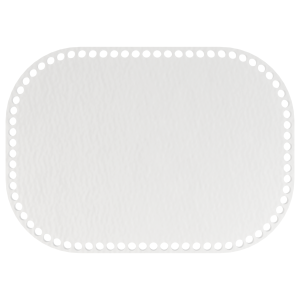 BIAŁA BAZA DO KOSZYKA DNO SPÓD PŁYTA HDF DO MAKRAMY PROSTOKĄT 35X25CM