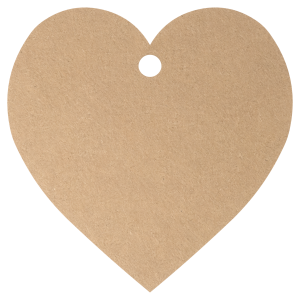 SUROWE SERCE ZAWIESZKA SERDUSZKO OZDOBA DECOUPAGE DEKORACJA MIŁOŚĆ 7,5 CM