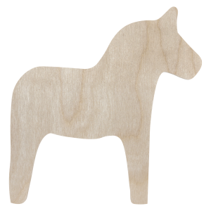 Drewniany dekor ze sklejki KOŃ KONIK decoupage drewniane zwierzątka