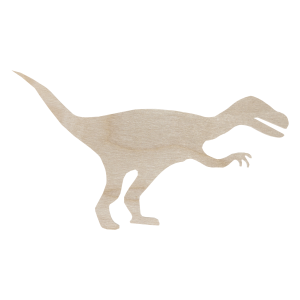 Drewniany dekor DINOZAUR decoupage ozdoba scrapki VELOCIRAPTOR