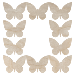 Drewniane motylki 5cm motyle scrapki ozdobne 10szt